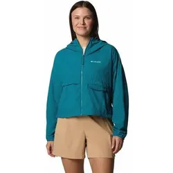 COLUMBIA Damen Schlupfjacke Spire Valley Cropped Windbreaker, Größe S in Blau Blau