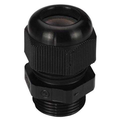 Jacob Forskruning Perfect M25x1,5 kabel Ø 11-17 mm IP68, UL polyamid, sort RAL 9005 (4024092035296)