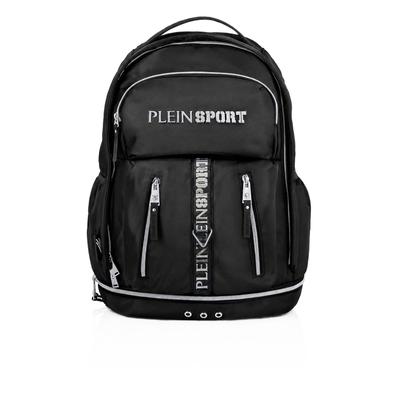 Freizeitrucksack PLEIN SPORT "Ps", schwarz (0291, schwarz, nickel), Rucksäcke, Freizeitrucksack