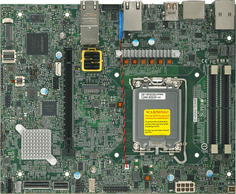 Supermicro X14SAV-TLN4F Flex-ATX Moederbord met Intel Socket 1851 voor Core Ultra 100 & 200