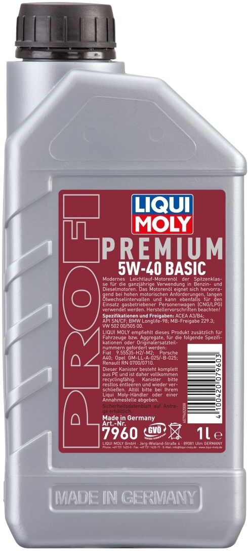 LIQUI MOLY 7960 Motoröl