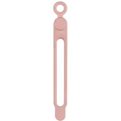 BerryBase Flexible Silikon Kabelbinder, dehnbar, wiederverwendbar, 20 Stk. - Farbe: Pink