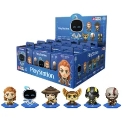 YuMe, Spardose, PlayStation Bobble Hero Wackelkopf-Figuren 6 cm Blind Box Display (12)
