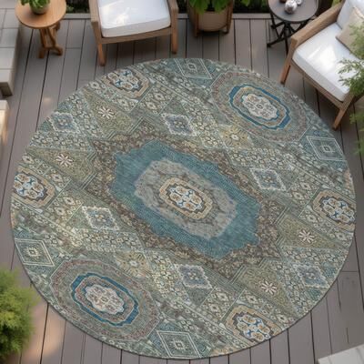 Addison Rugs Machine Washable Indoor/ Outdoor Traditonal Isaiah Chantille Rug
