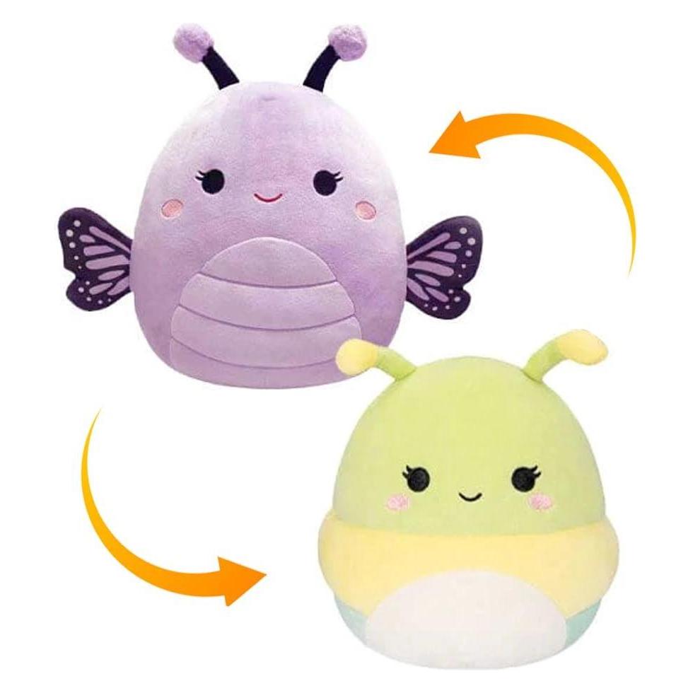 Jazwares Squishmallows - 13 cm P18 Plush - Flip A Mallows - Rutabaga and Bibiana (14 cm) (1249476)