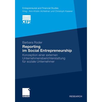 Reporting im Social Entrepreneurship, Taschenbuch von Barbara Roder, Betriebswirtschaftlicher Verlag Gabler, 978-3-8349-2640-1