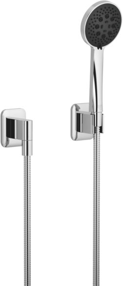 Dornbracht Lissè Schlauchbrausegarnitur 27803845-00 mit Einzelrosetten, chrom