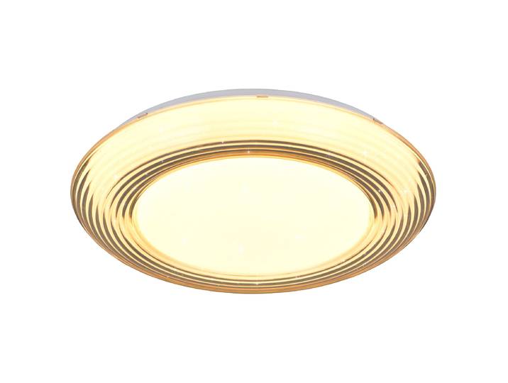 Deckenleuchte Daro Ø 39cm Weiß Kunststoffart: Polycarbonat Material: Kunststoff LED-Platine