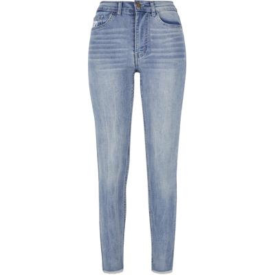 Bequeme Jeans KARL KANI "Karl Kani Damen Karl Kani OG Skinny Denim", Damen, Gr. 25, Normalgrößen, blau (lightblau), 100% Baumwolle, unifarben, Jeans