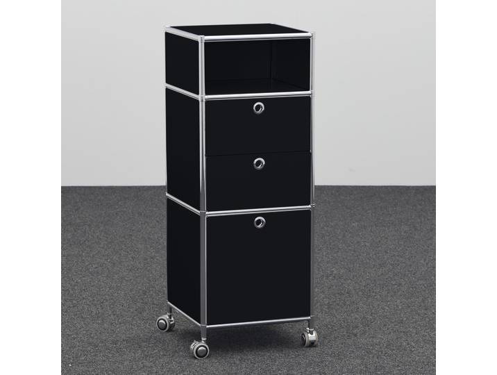 Büro Caddys System4 Schwarz, Neu