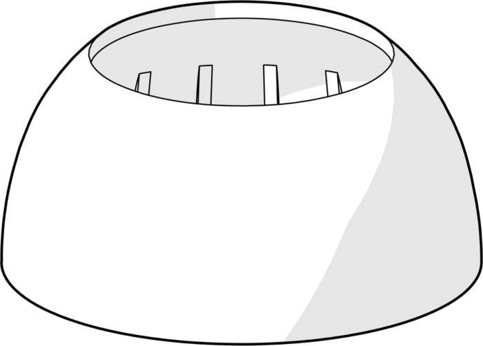 Abdeckkappe Hansamix 59912647 chrom, zu 0119 ab 2004, Ersatzteil