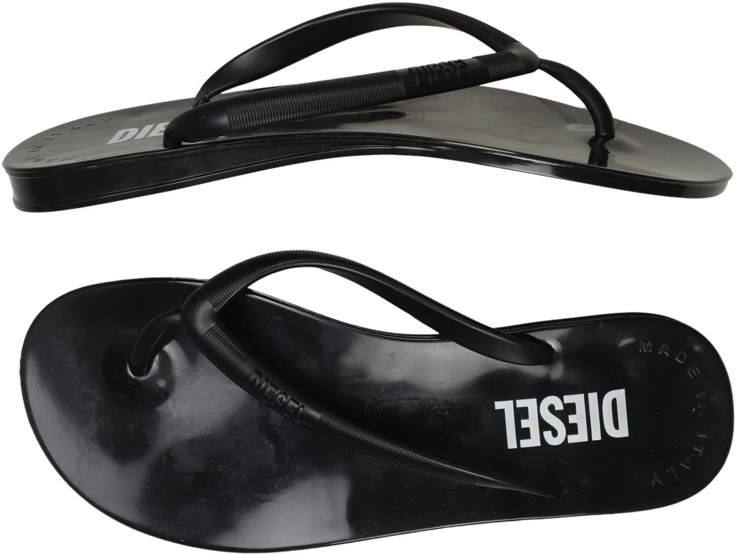Diesel Damen Sandalen, Schwarz, Gr. EU 37, kein / Etikett - Second Hand