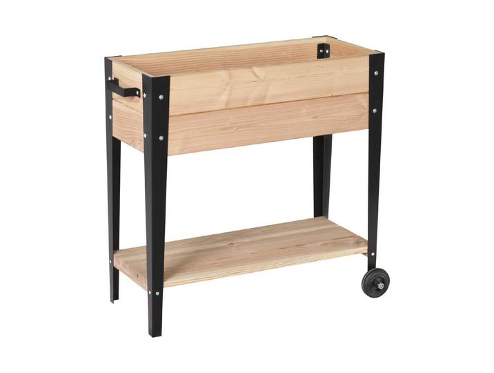 Hochbeet Fahrbar FSC 80 × 33 × 80 cm 44 l