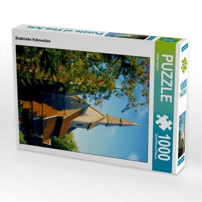 CALVENDO Puzzle Stabkirche Hahnenklee | 1000 Teile Lege-Größe 64x48cm Foto-Puzzle für glückliche Stunden