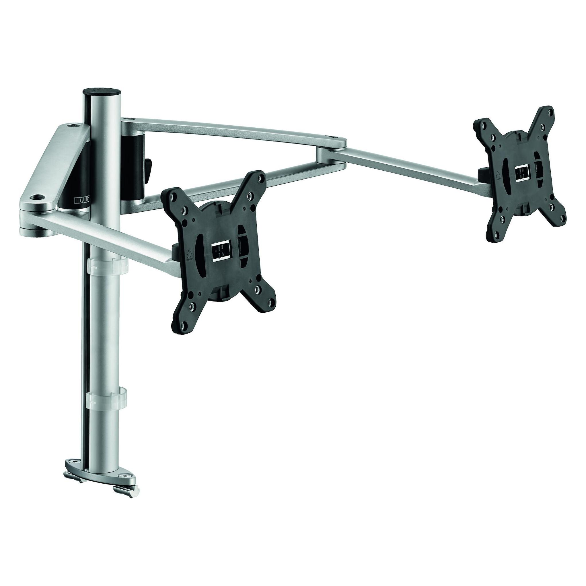 Novus Bildschirm-Schwenkarm My twin arm S Monitorhalter-Set (Tisch, 6 kg) (910+2269+000)