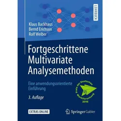 Fortgeschrittene Multivariate Analysemethoden, Fachbücher von Bernd Erichson, Rolf Weiber, Klaus Backhaus