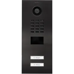 DoorBird D2102V IP Video Türsprechanlage – Titan-Optik (PVD)
