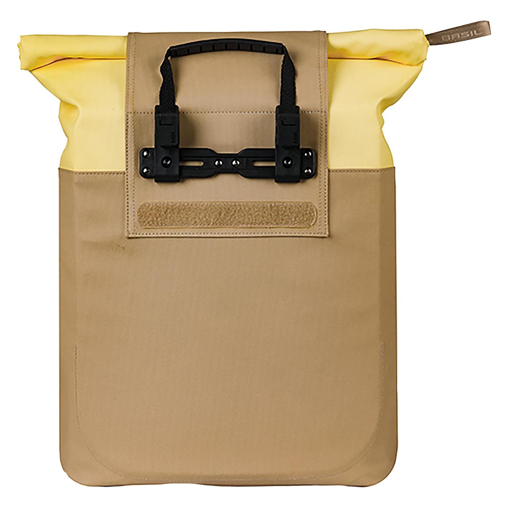 Basil Vive MIK Hooks (20 l, Gepäckträgertasche) (B18511-sable/jaune)