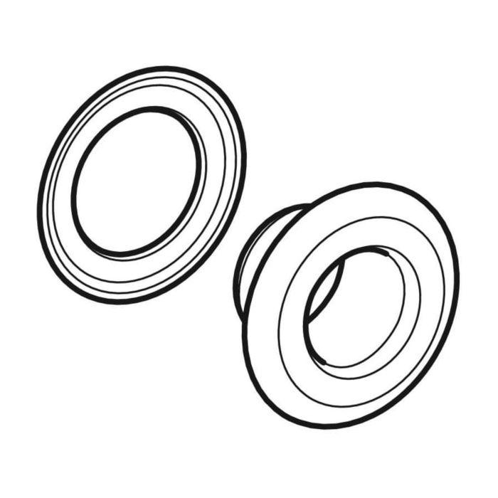 Geberit Dichtung Flansch Überlaufkopf 241713451 Push Control, vergoldet
