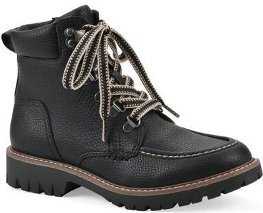 Women's Parcels City Hiker Boot by White Mountain in Black Pebble Smooth (Size 6 M)