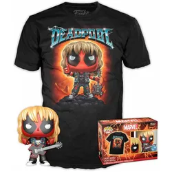 Funko Set figure POP & Tee Marvel Deadpool Heavy Metal (Grösse: S)