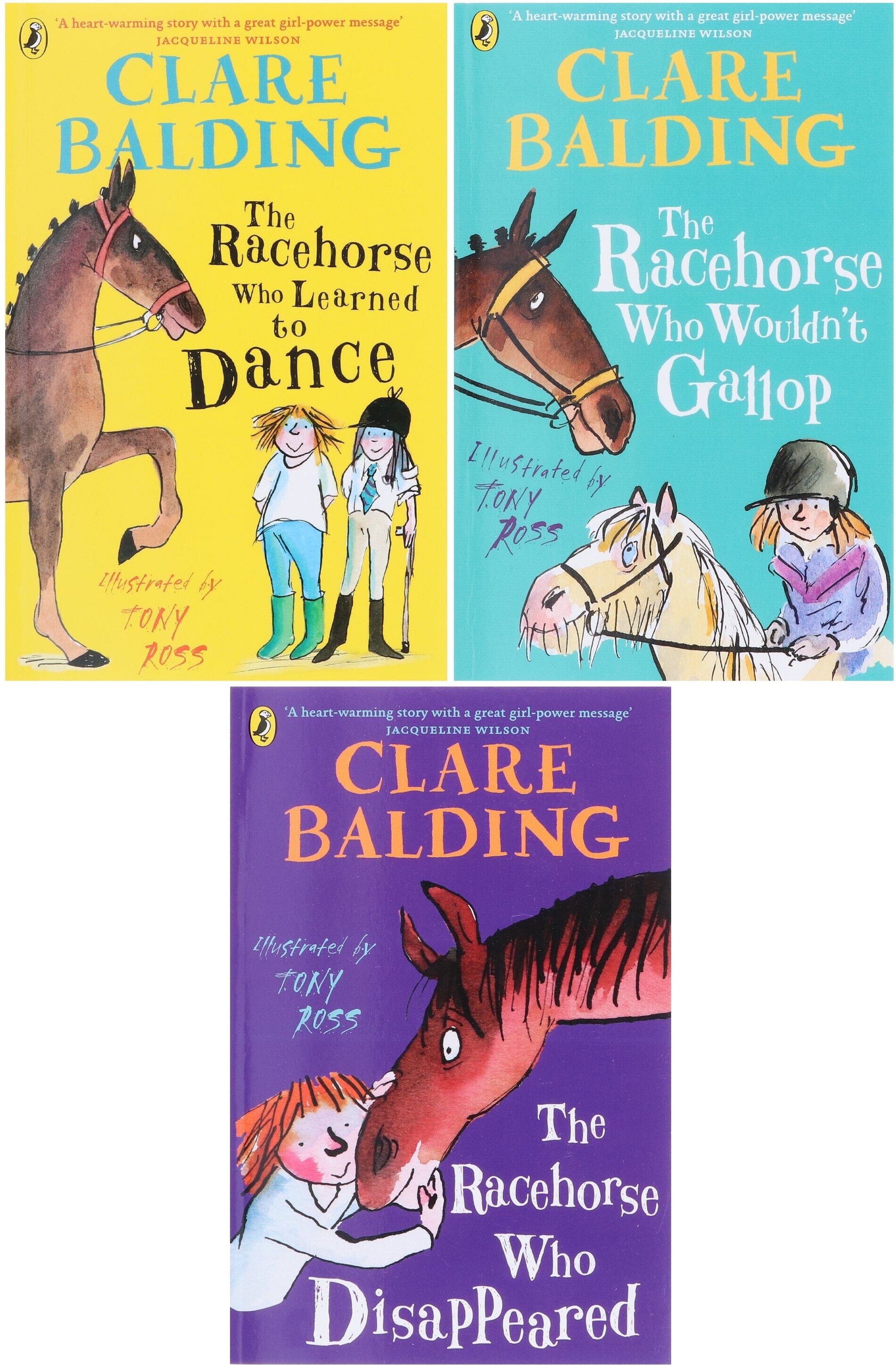 Charlie Bass Series By Clare Balding: 3 Books Collection Set - Ages 7-9 - Paperback Penguin