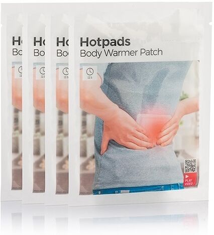 Pack 4x Emplastros Térmicos Corporais Hotpads - INNOVAGOODS
