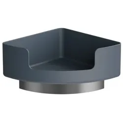 Hewi 802 LifeSystem Eckablage 802.03B22092 Seitenlänge 210mm, mit Wandhalter, matt, anthrazitgrau