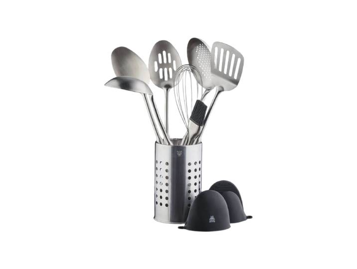 Björn Ensemble d'ustensiles de cuisine en acier inoxydable STAL - 10 pièces