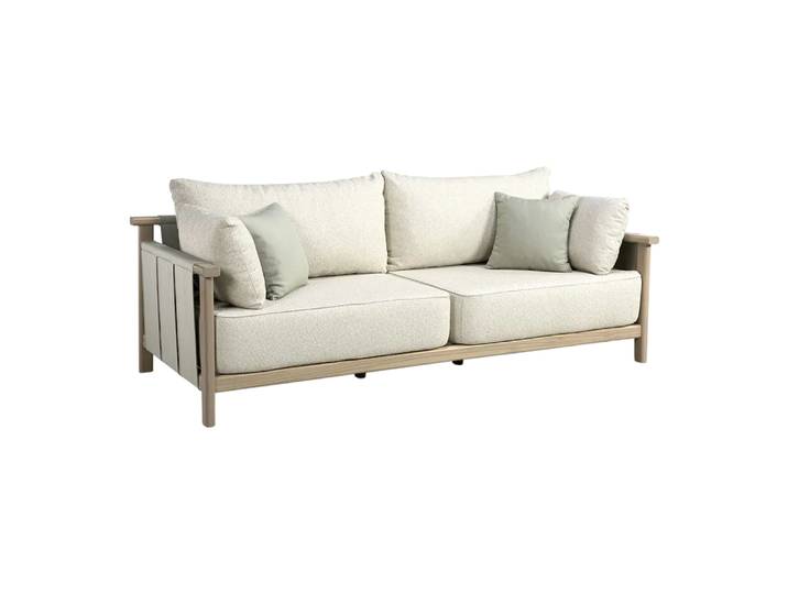 Lounge Vaia, Edy&liv, beige/weissgrün, Holz