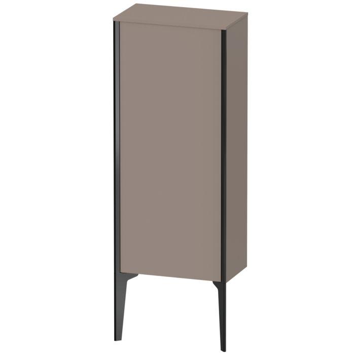 Duravit XViu Halbhochschrank XV1305RB243 40x24x89cm, schwarz matt, Tür rechts, basalt matt