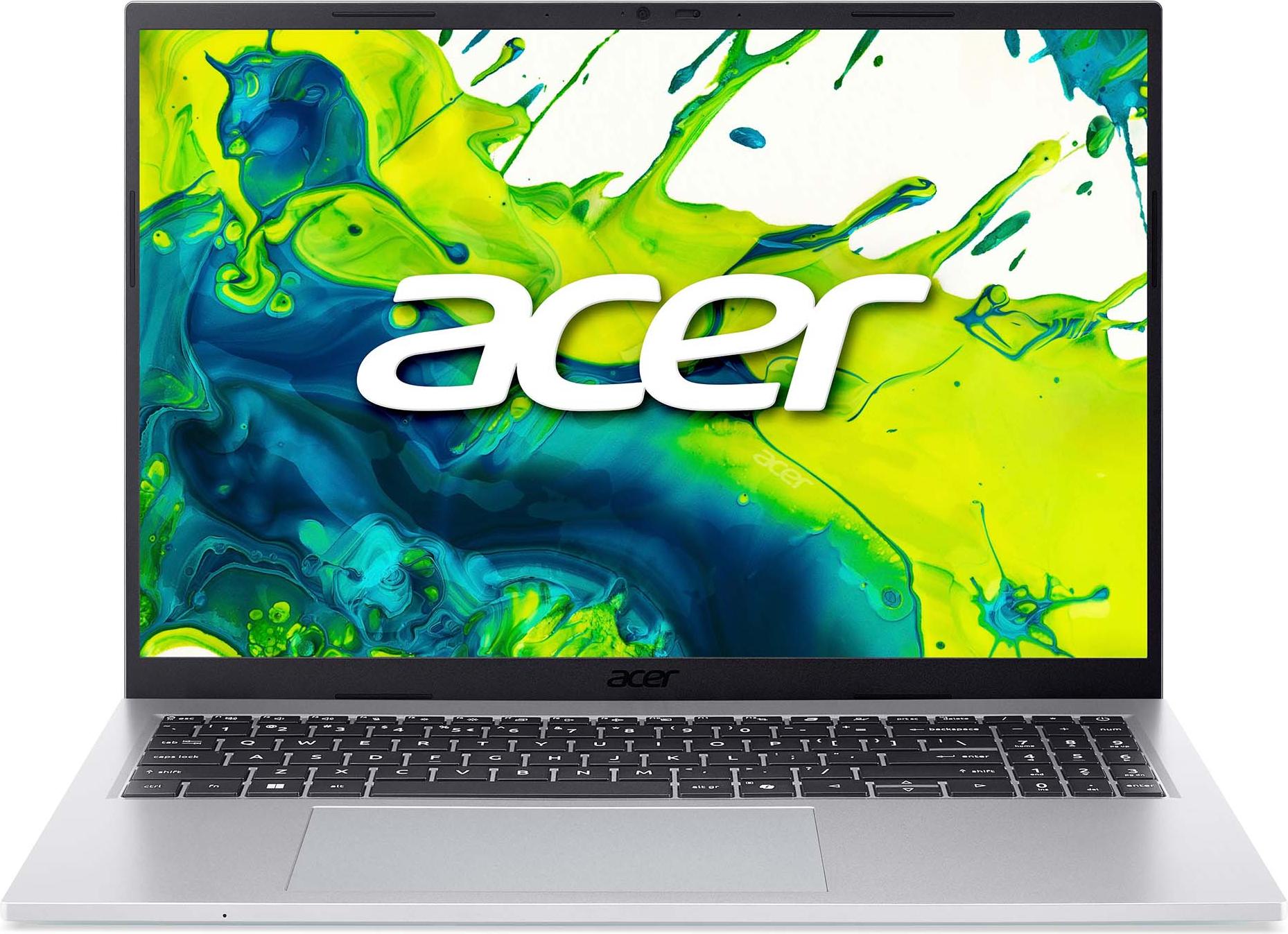 Acer Aspire Go 16 (Pure Silver, 16" WUXGA, Intel Core i3-1305U, 16 GB RAM, 500 GB SSD) mit Windows 11 Pro