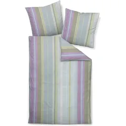 Bettwäsche PALERMO Mako-Satin (BL 155x200 cm) - lila - BL 155x200 cm