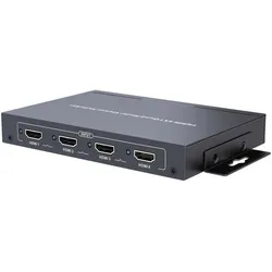 PremiumCord HDMI 4 vstupy - 1 výstup, Quad Multi-prohlížeč, Switch Box