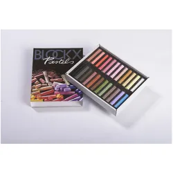 BlockX, Malstifte, Etui 24 Pastelle - Portrait (24x)