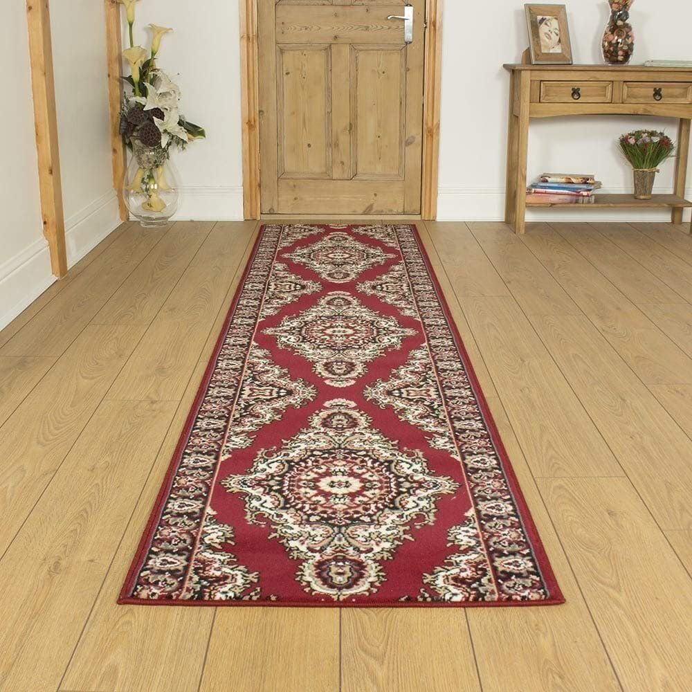 ClassicLiving Baronets Oriental Indoor Area Rug Red Runner 210cm x 70cm