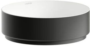 Laufen UNISONO Waschtisch-Schale H512UO2B991121 325x325x106 mm, ohne Armaturenbank, ohne Hahnloch, ohne Überlauf, schwarz weiß