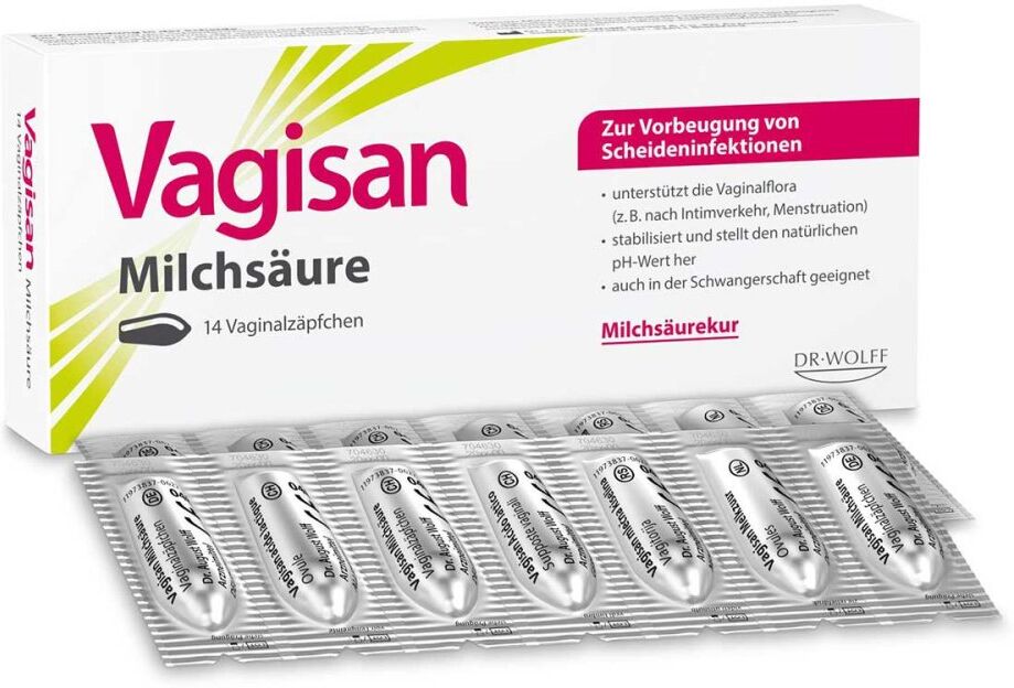 Vagisan Milchsäure Vaginalzäpfchen