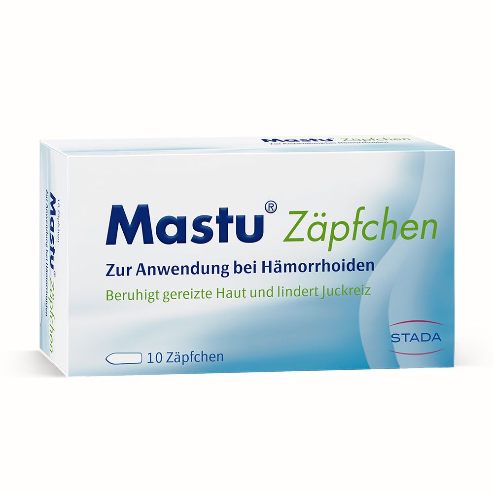 Mastu Zäpfchen Hämorrhoiden 10 St Suppositorien