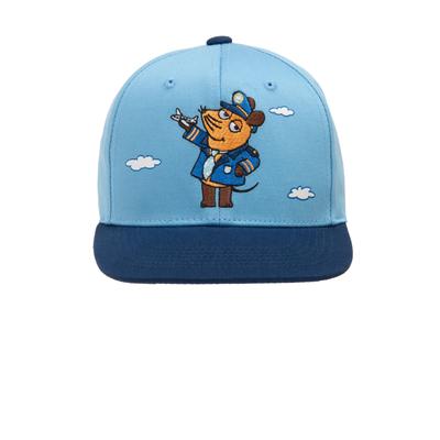 Baseball Cap KOAA "Maus - Pilot", Jungen, hellblau, blau, 100% Baumwolle, bestickt, Caps, mit detailreicher Stickerei
