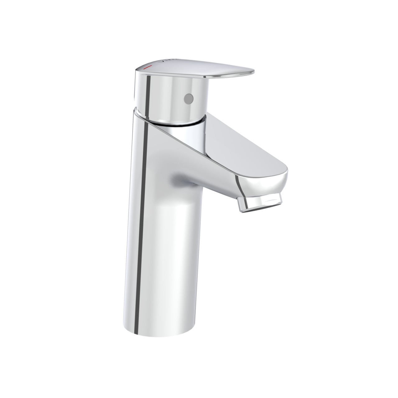 VitrA Flow Round Einhebel-Waschtischmischer Niederdruck Höhe 18 cm Einlochmontage Chrom,A43538ND A43538ND