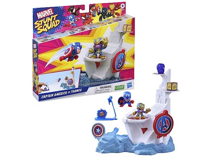 Marvel Stunt Squad - Marvel Stunt Squad - Speelset Tower Smash, figuur 4 jaar