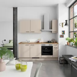 Küchenleerblock Easytouch Low o. Geräte Sandfarben