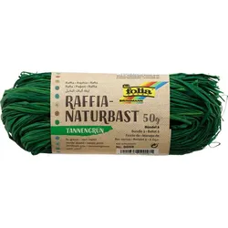 folia Raffia-Naturbast tannengrün