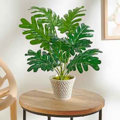 Kunstpflanze Monstera-Palme im Topf