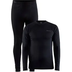 CRAFT Herren Unterwäsche Set CORE WARM BASELAYER SET M, Größe M in Schwarz Schwarz