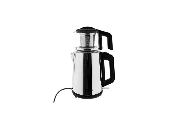 Mulex Wasser-/Teekocher Tee Express 2-in-1 Teekocher & Wasserkocher aus Edelstahl - 1,2L + 2L