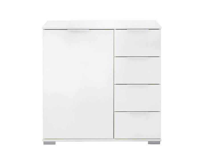 Commode Nadja 81 x 83 x 41cm Blanc/Blanc