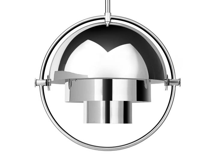 Multi-Lite Pendelleuchte S All Chrome - GUBI - Wohnzimmer - Design - Metall - Einflammig