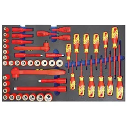 GEDORE KL-4600-200-1 VDE-Werkzeugsortiment, Steckschlüssel + Schraubendreher